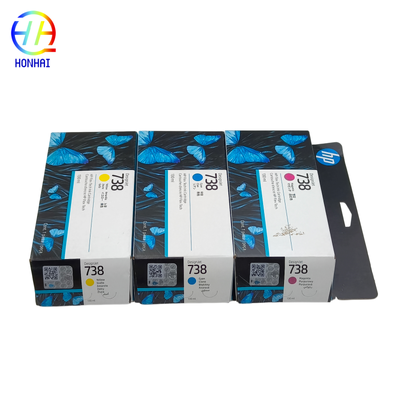 Oryginalny nowy wkład atramentowy HP 738 DesignJet 498N7A 498N6A 498N5A 498P2A T850 T950