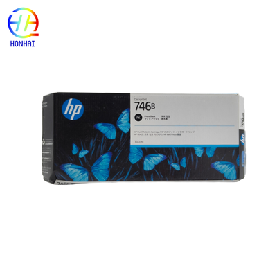 Oryginalny nowy wkład atramentowy 746B fotograficzny czarny HP DesignJet Z6 Z9 P2V82A 300ml